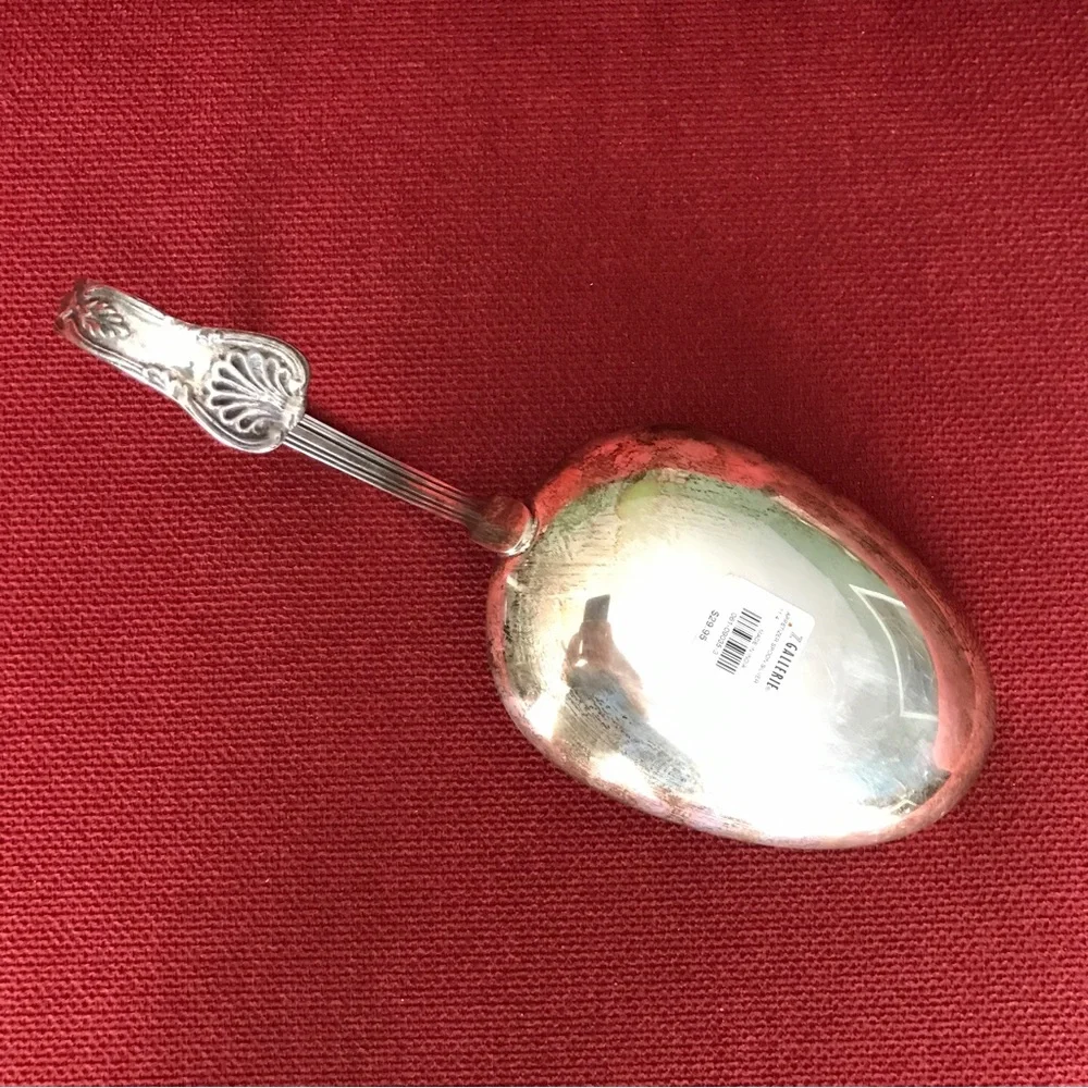 Z Gallerie Silver Appetizer Spoon